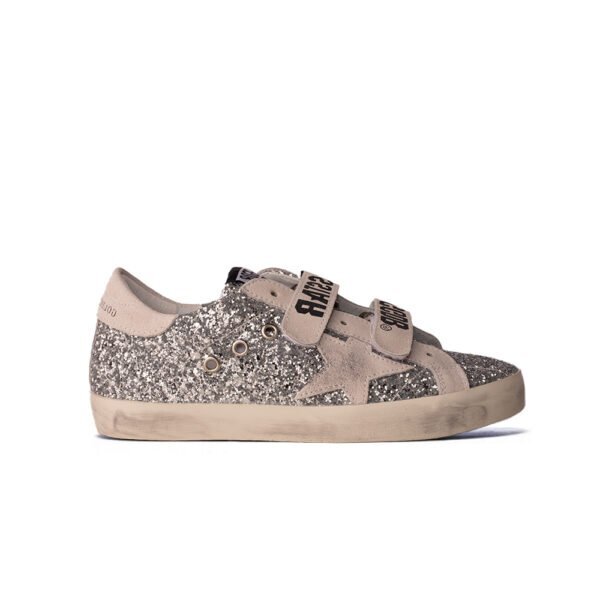 Golden Goose "White-Grey Shiny"