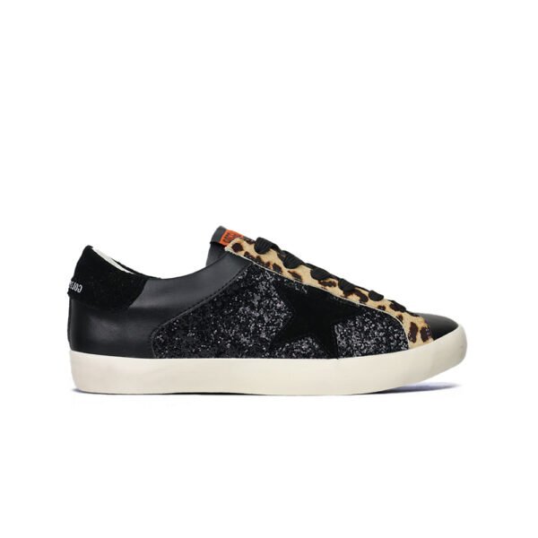 Golden Goose Black Glitter / Leopard / Black Star