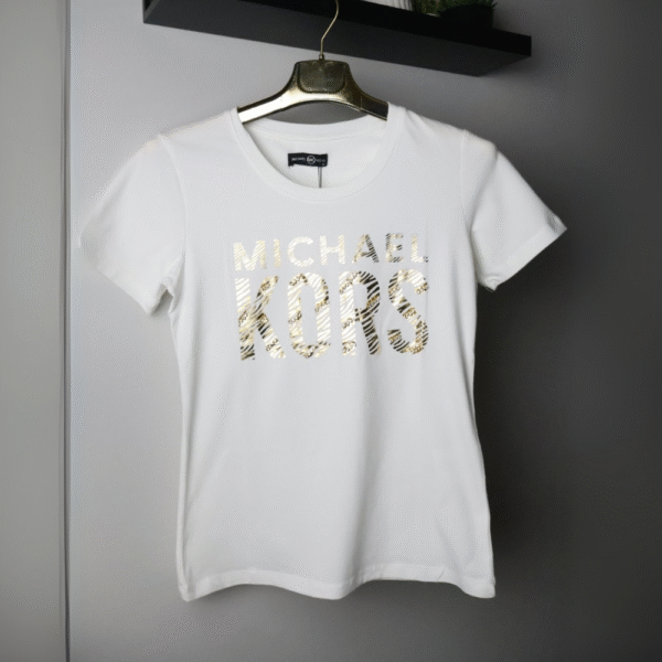 Michael Kors majica / White/ Gold logo
