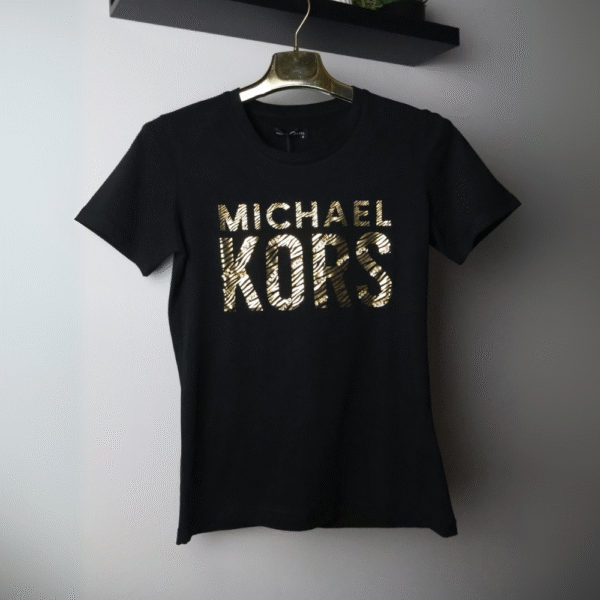 Michael Kors majica / Black / Gold logo