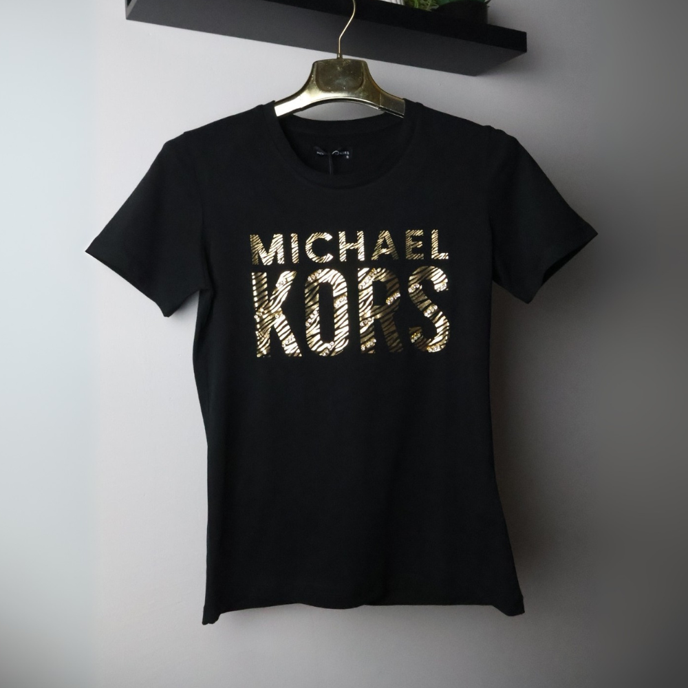 Michael Kors majica / Black / Gold logo