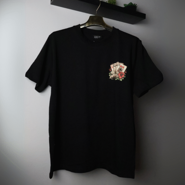 Majica Amiri kratki rukav crna