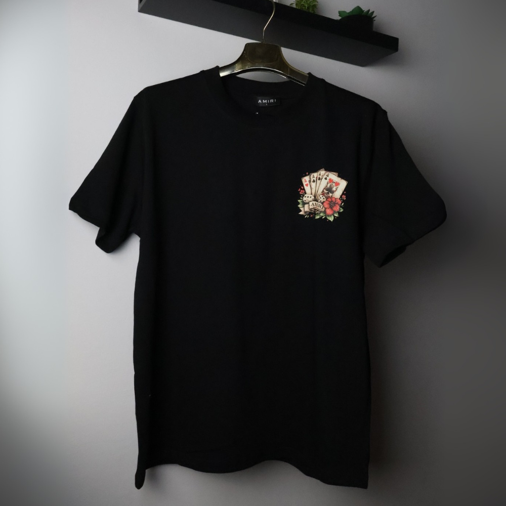 Majica Amiri kratki rukav crna