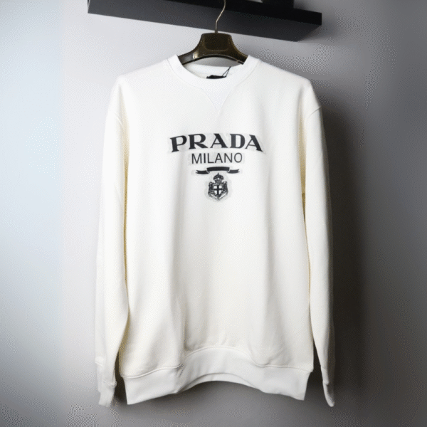 Majica Prada bijela dugi rukavi