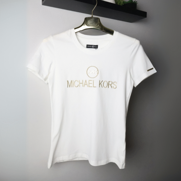 Michael Kors majica / White / gold logo