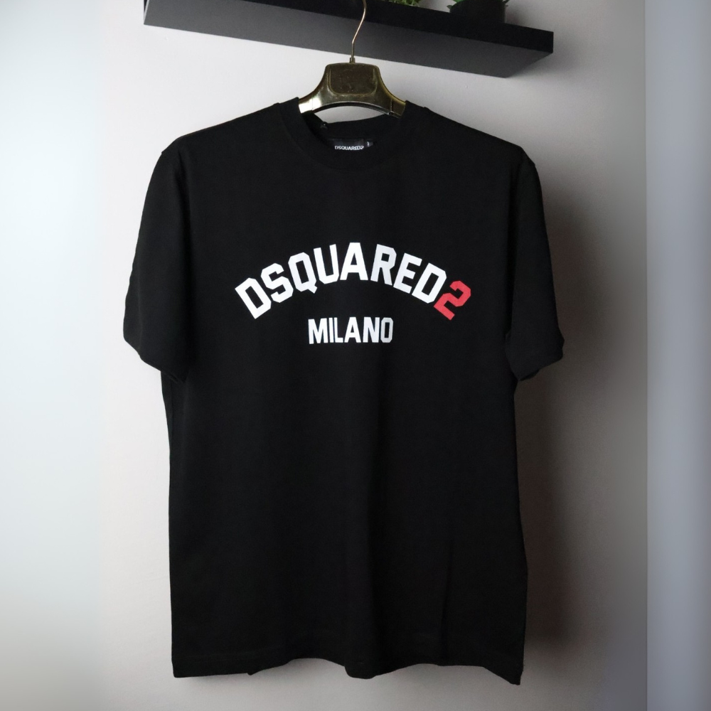 Majica Dsquared2 kratki rukavi crna Milano