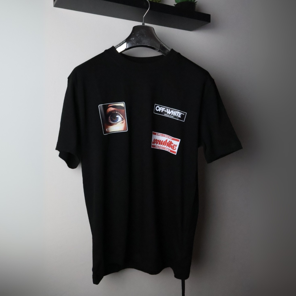 Majica Off-White kratki rukavi crn