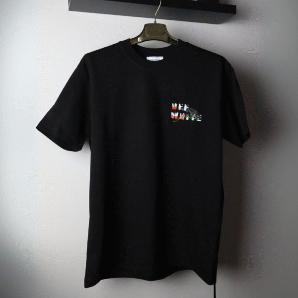 Majica Off-White krtaki rukav crna KAWS