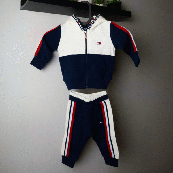Komplet Tommy Hilfiger / White / Dark Blue / Kids
