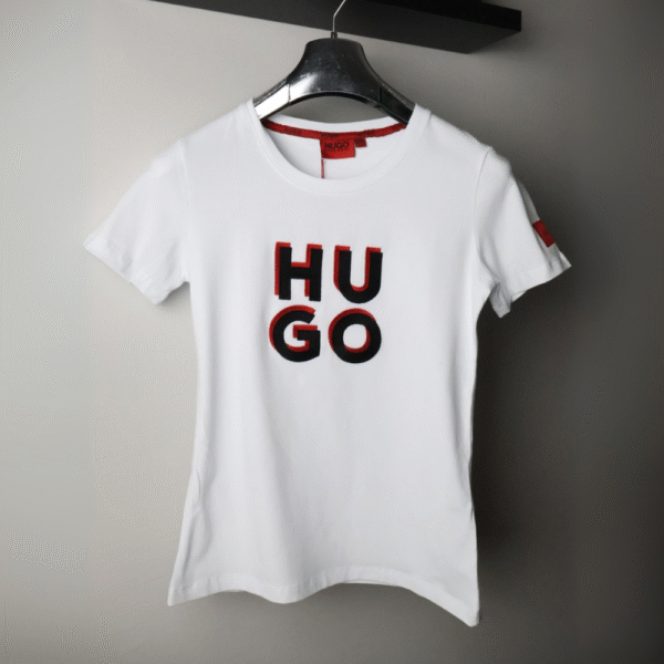 Hugo majica / White / Red logo