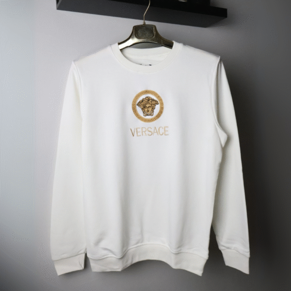 Versace majice dugih rukava / White / Gold Logo