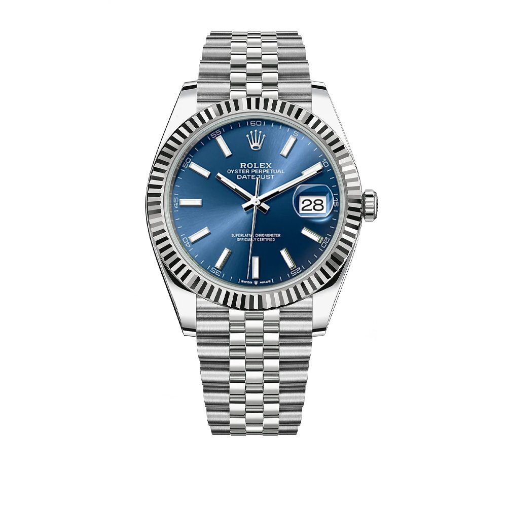 Datejust 41 Silver / Royal Blue