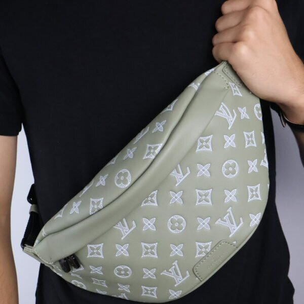Louis Vuitton green white Bumbag