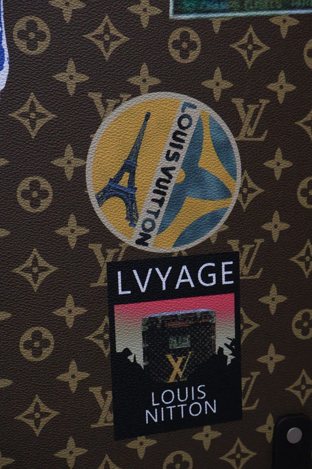 Louis Vuitton brown vintage Kofer - Slika 7