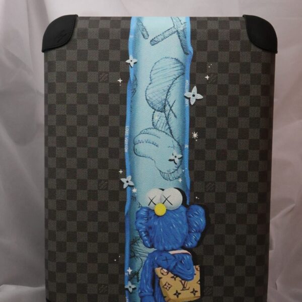 Louis Vuitton black brown Kofer KAWS