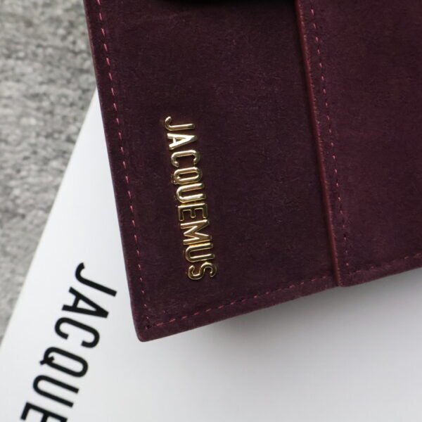 Jacquemus suede Class all-in-one shoulder crossbody bag red