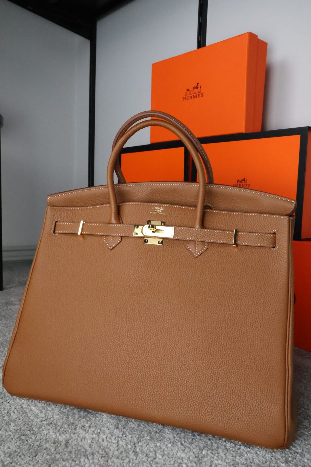Hermes Birkin 25 Gold Camel - Slika 3
