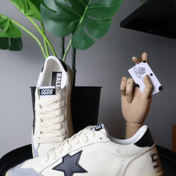 Golden Goose White/ Black Star/ Grey