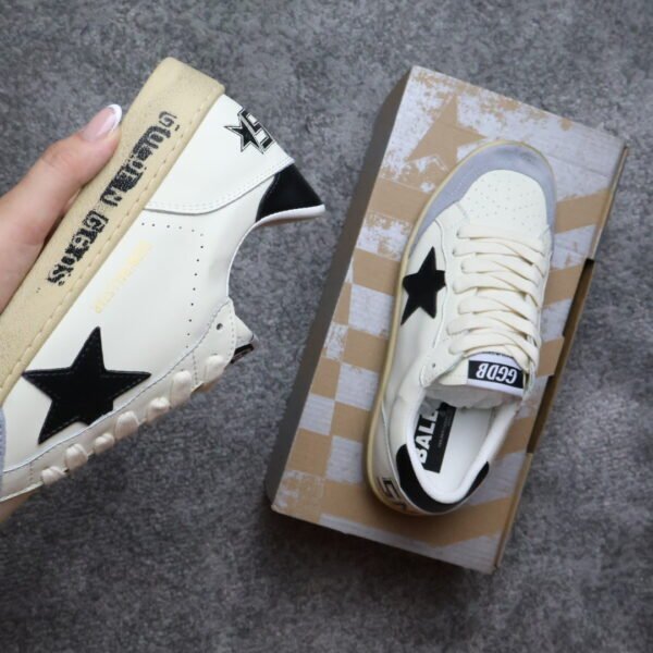 Golden Goose White/ Black Star/ Grey