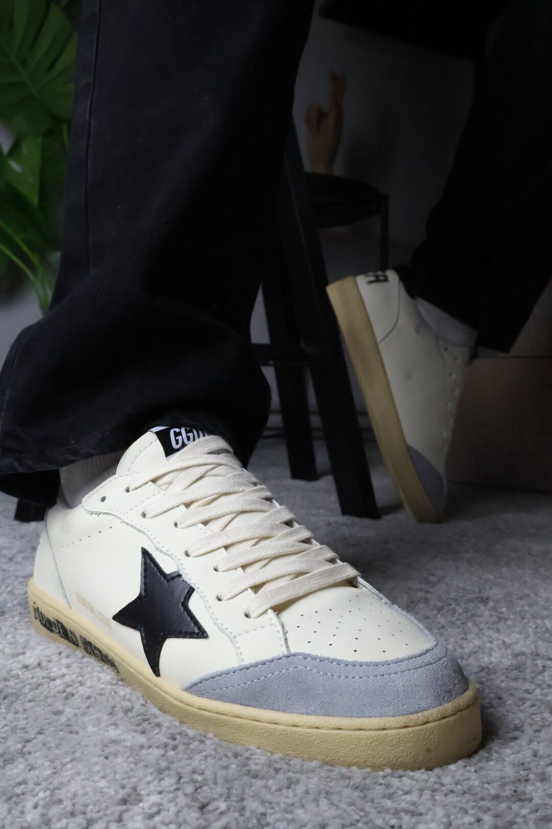Golden Goose White/ Black Star/ Grey - Slika 4