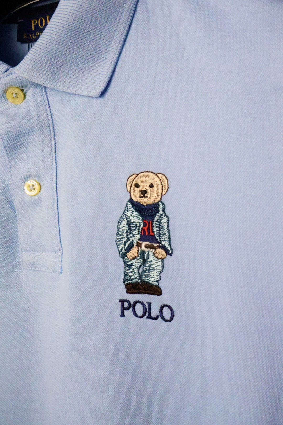 Ralph Lauren majica / Light blue / polo bear - Slika 4