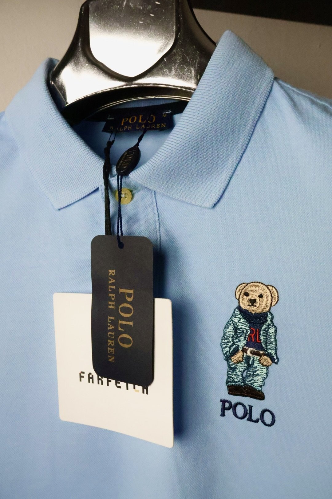 Ralph Lauren majica / Light blue / polo bear - Slika 5