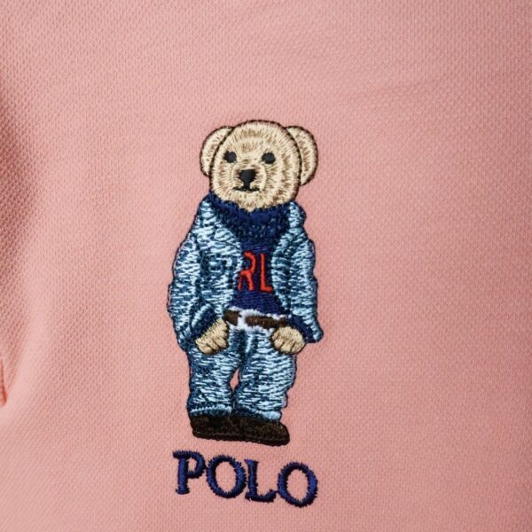 Ralph Lauren majica / light pink / collar / polo bear