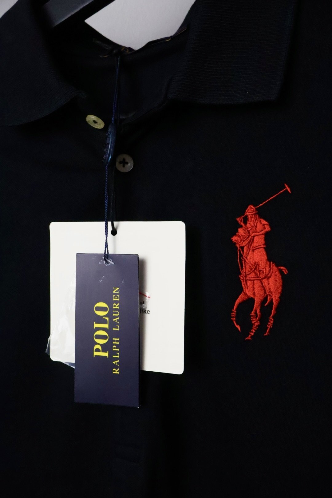 Ralph Lauren majica / black / collar - Slika 6