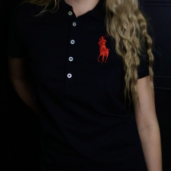 Ralph Lauren majica / black / collar