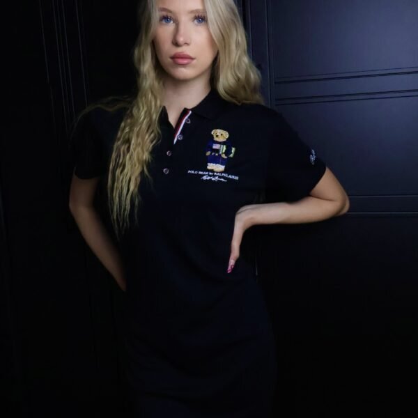 Ralph Lauren haljina / Black / Polo bear