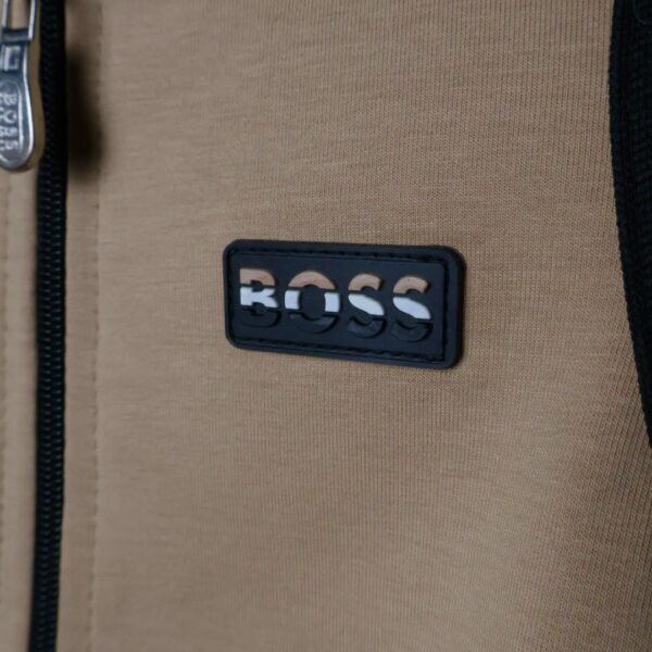 Komplet Boss /  light brown / black and white stripes / Kids