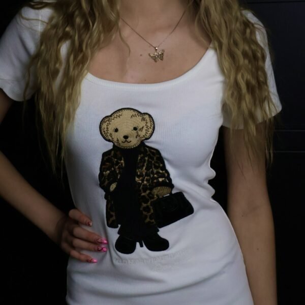 Ralph Lauren haljina / White / polo bear