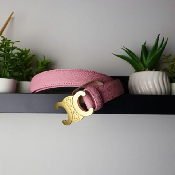 Celine remen / Zlatna kopča / Roza koža