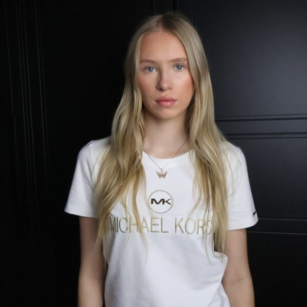 Michael Kors majica / White / gold logo