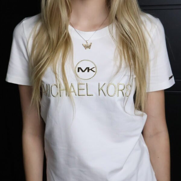 Michael Kors majica / White / gold logo
