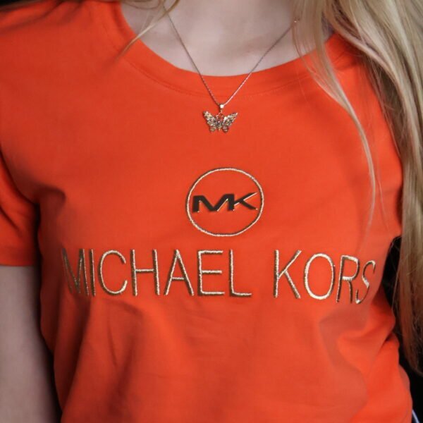 Michael Kors majica / Orange / Gold logo