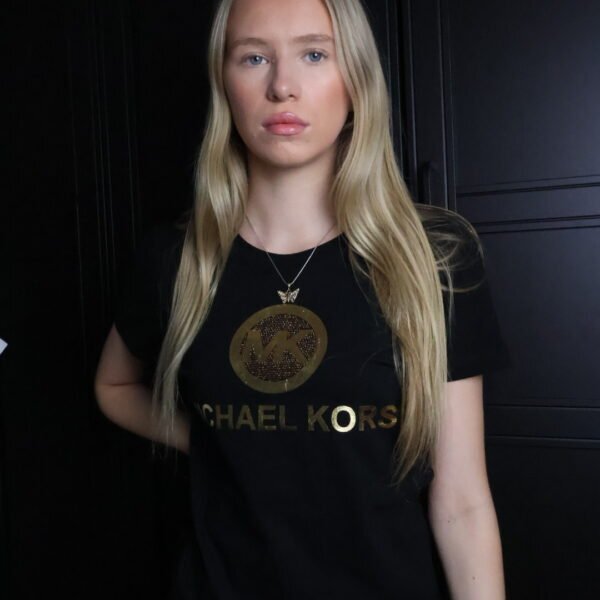 Michael Kors majica / Black / Gold logo