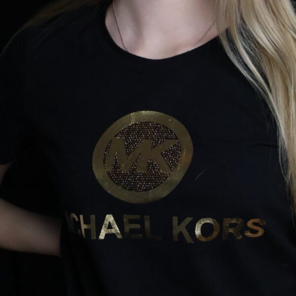 Michael Kors majica / Black / Gold logo