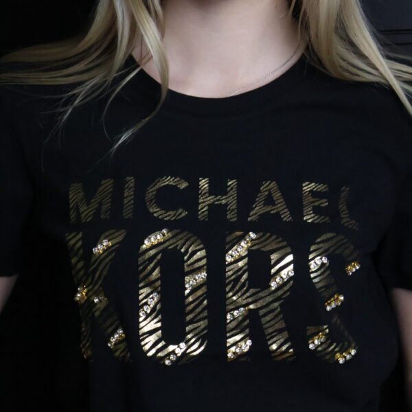 Michael Kors majica / Black / Gold logo