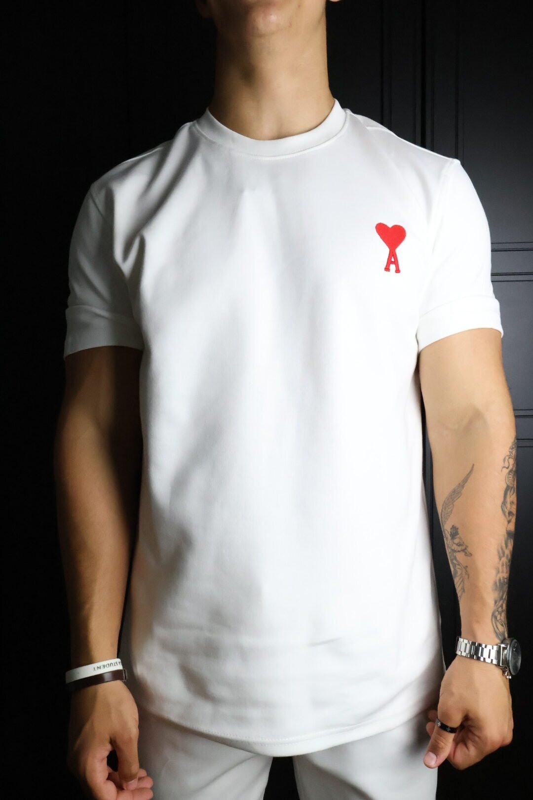 Ami muški komplet - BIJELI - Slika 2