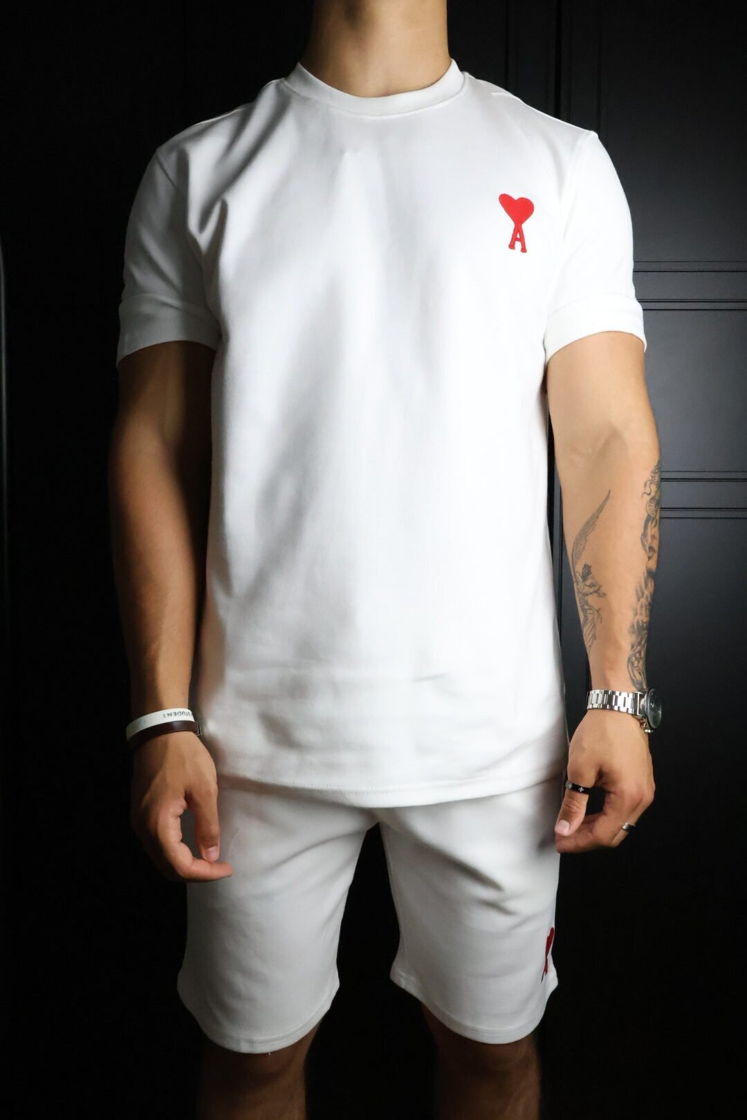 Ami muški komplet - BIJELI - Slika 3