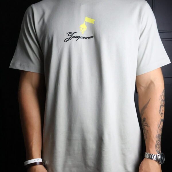 Majica Jacquemus kratki rukav siva