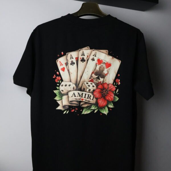 Majica Amiri kratki rukav crna