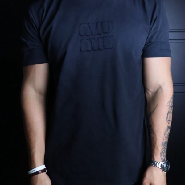 Majica Miu Miu kratki rukavi crna