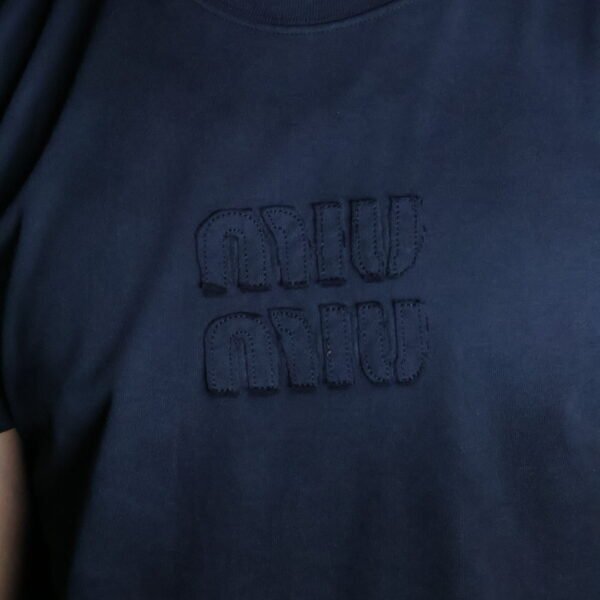 Majica Miu Miu kratki rukavi crna