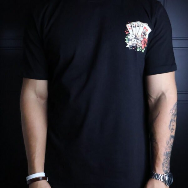 Majica Amiri kratki rukav crna