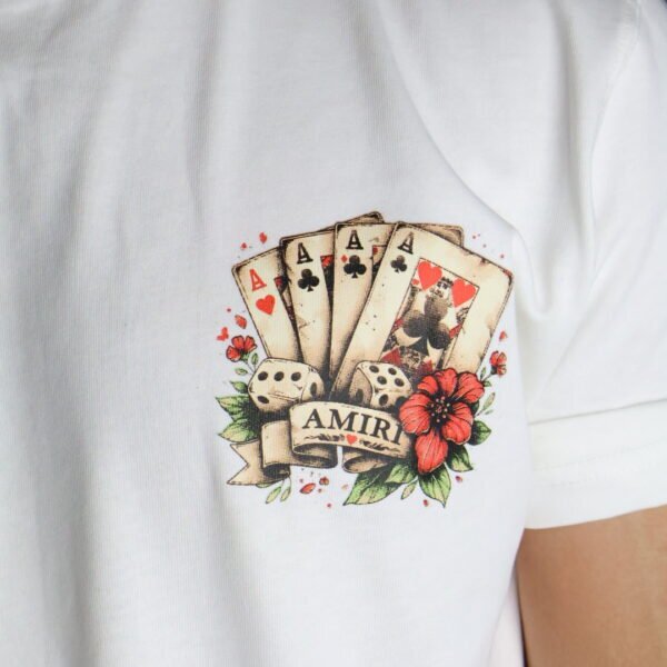 Majica Amiri kratki rukav bijela