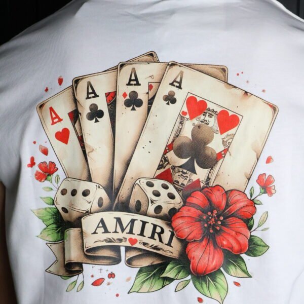 Majica Amiri kratki rukav bijela