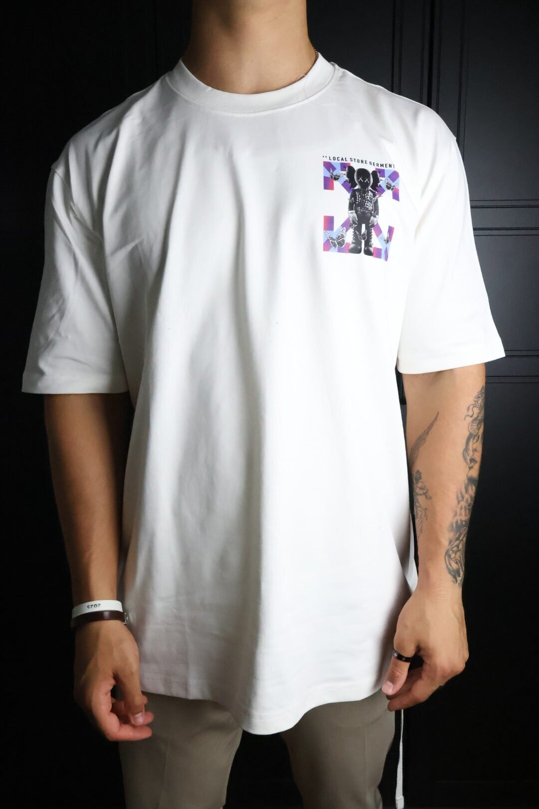 Majica Off-White kratki rukavi bijela LSG - Slika 3