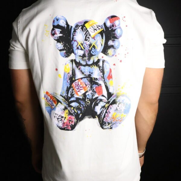 Majica Off-White kratki rukavi bijela KAWS